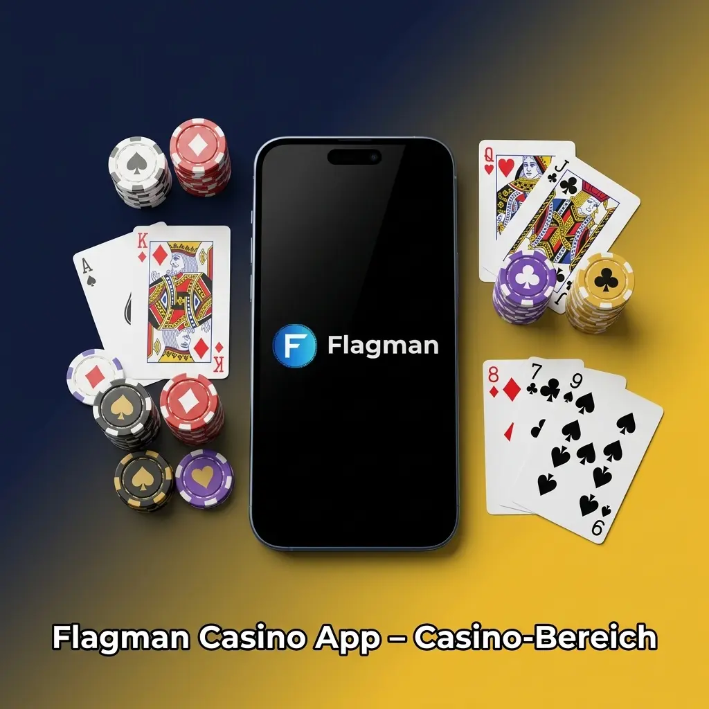 Flagman Casino App Casino-Bereich mit über 4.000 Spielen