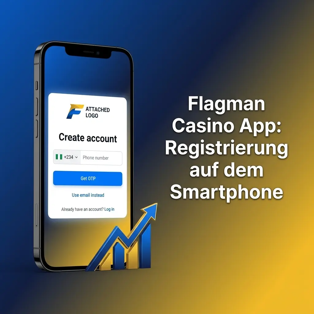 Flagman Casino App Registrierung auf dem Smartphone