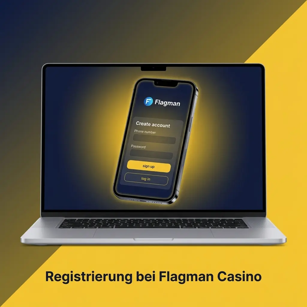 Registrierungsformular bei Flagman Casino